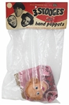 Three Stooges Hand Puppet From 1959 of Larry Fine in Original Ideal Packaging -- Plastic Bag Torn on Side, Puppet Is Near Fine